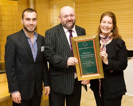 Pub of the Year 2012 - Mary Anns Bar & Restaurant Castletownshend County Cork Ireland